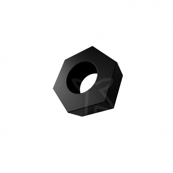 M3 Hex Nut [10 Pack] by MISUMI | Black