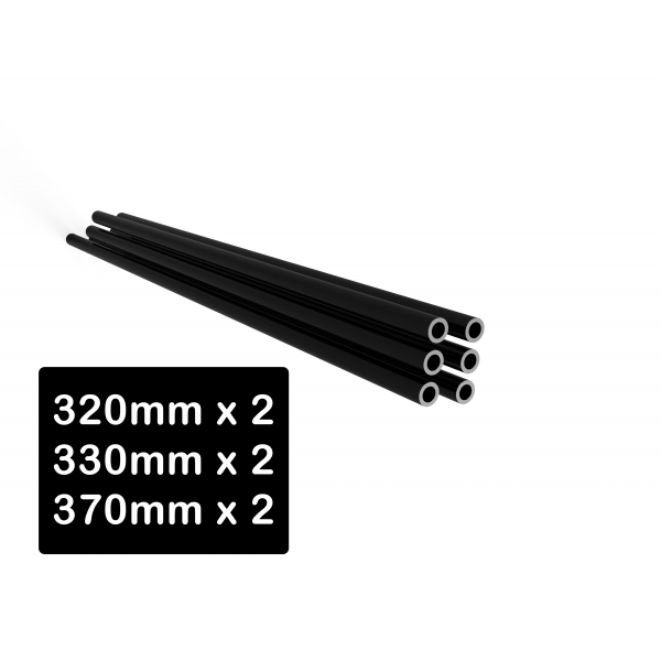 Set of Carbon Fibre Original Prusa MK3/MK2/S 8mm Rods by ZARIBO