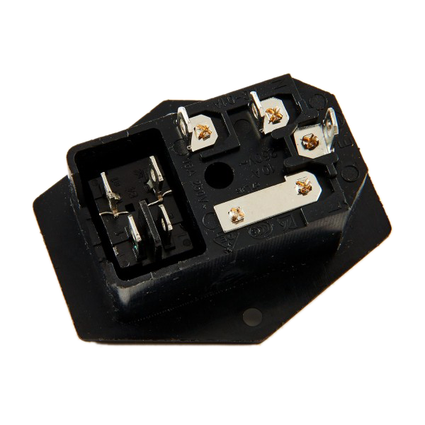 Power Switch With Fuse, Light and Cables