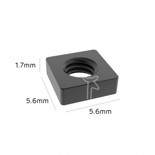 Black Square Nut High Quality DIN 562