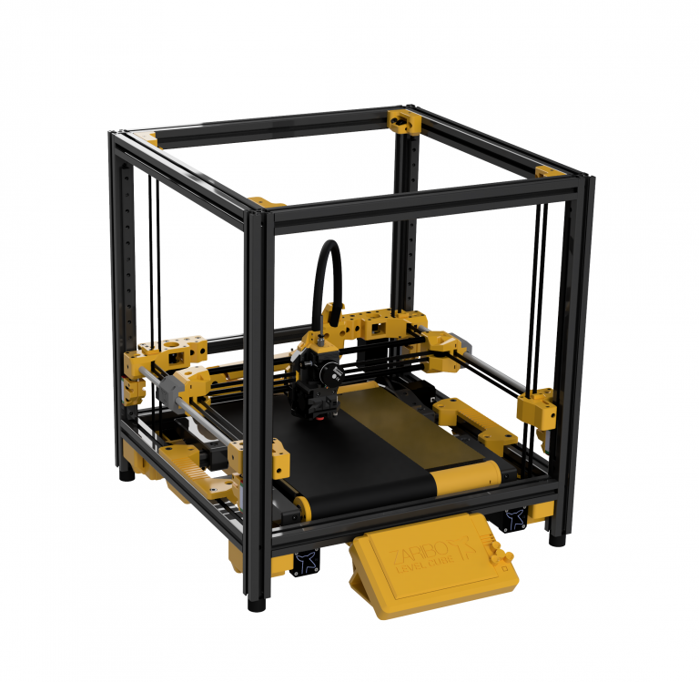 Zaribo Level Cube | ZLC Quad Gantry Levelling Conveyor Belt 3D Printer